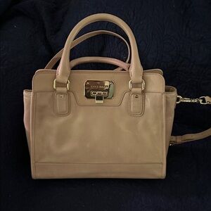 Cole Haan Beige Leather Satchel